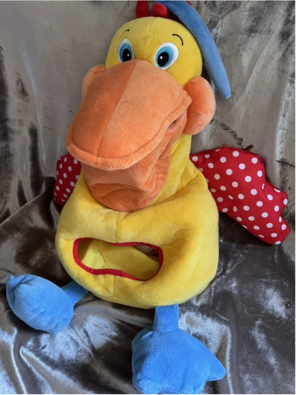 MELISSA AND DOUG K'S KIDS HUNGRY PELICAN #9154 PLUSH FIGURE TOY. SEE PHOTOS
